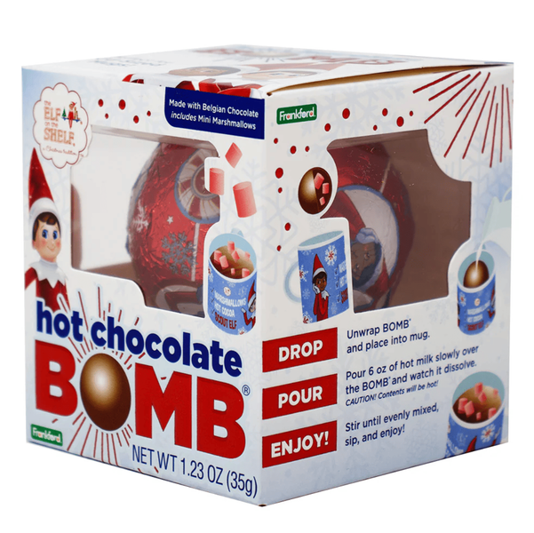 Шоколадна бомбочка Frankford Elf on the Shelf Hot Chocolate Bomb 35г 9728 фото