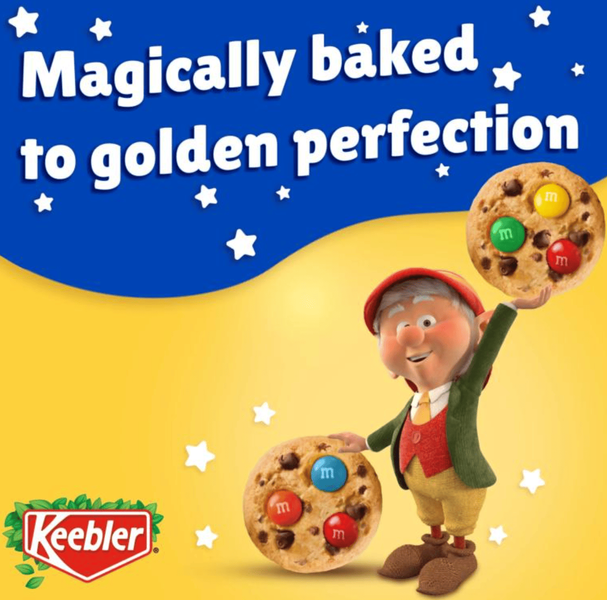 Печиво Keebler Chips Deluxe M&M's Minis Cookies 28г 10374 фото