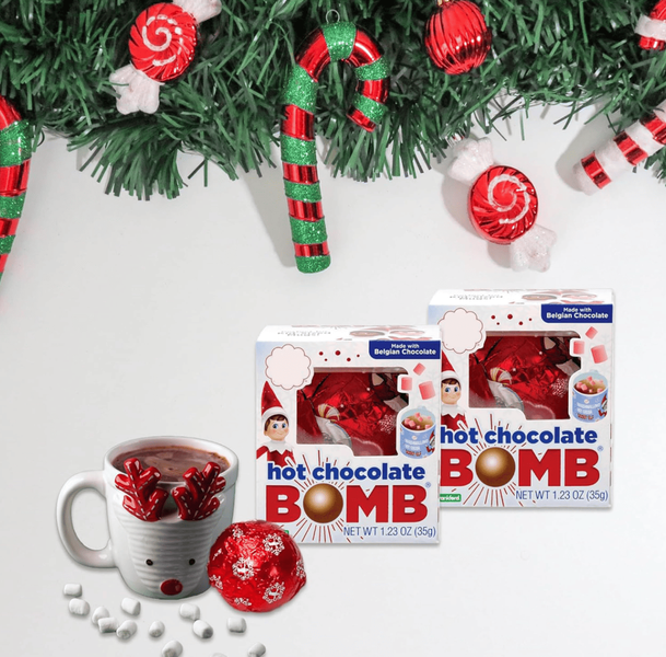 Шоколадна бомбочка Frankford Elf on the Shelf Hot Chocolate Bomb 35г 9728 фото
