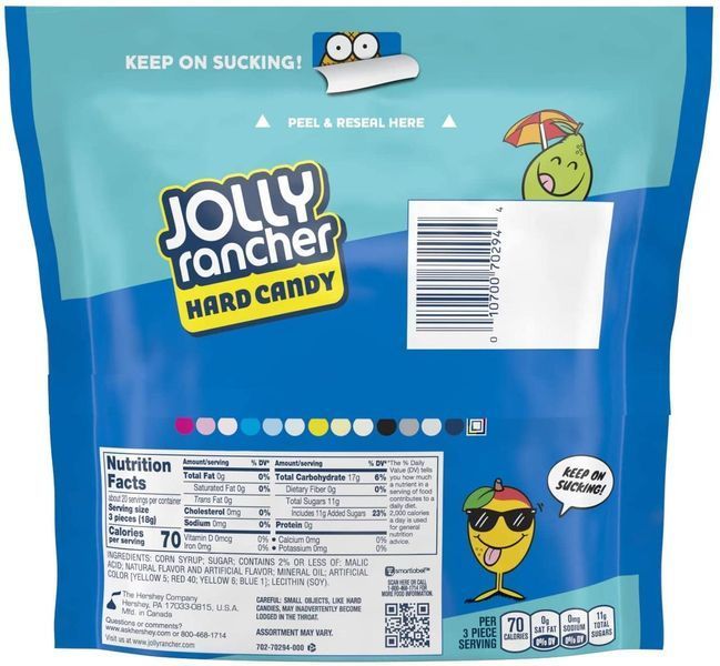 Конфеты Jolly Rancher Tropical Hard Candy Assortment 368g 1590 фото