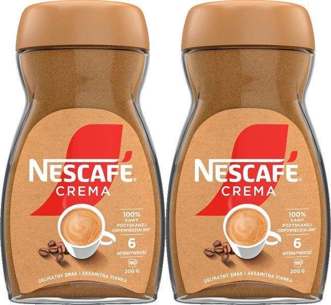 Растворимый кофе Nescafe Crema 200г 7604 фото