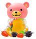 Копілка з желейками Funtasty Squeezable Fruit Jelly Candy bear 19 цукерок 4130 фото 1