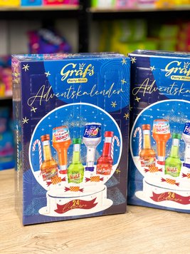 Адвент календарь с ликерами Grafs Party Minis Advent Calendar (24x20ml) 2276 фото