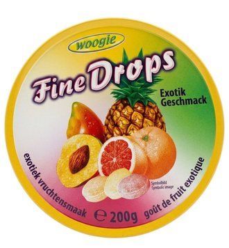 Льодяники Woogie Fine Drops Exotik Geschmack 200г 10921 фото