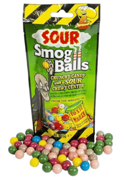 Кислые конфеты Toxic Waste Sour Smog Balls 85г 8889 фото
