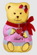 Шоколадні ведмедики Lindt Teddy Girl Milk Christmas 100 г 7803 фото 1