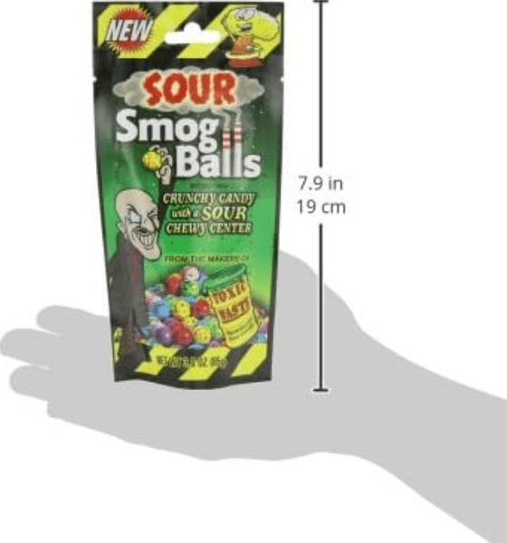 Кислые конфеты Toxic Waste Sour Smog Balls 85г 8889 фото