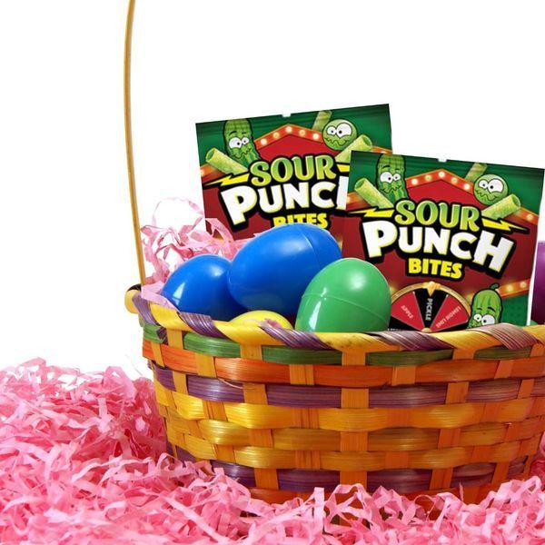 Жевательные конфеты Sour Punch Pickle Roulette Peg Bag 140г 7116 фото