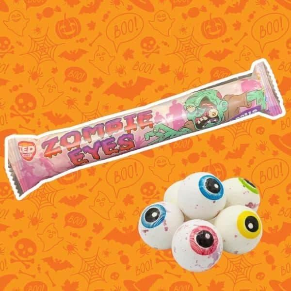 Жувальні гумки Zed Candy Zombie Eyes зі смаком полуниці 6 шт 42г 7453 фото