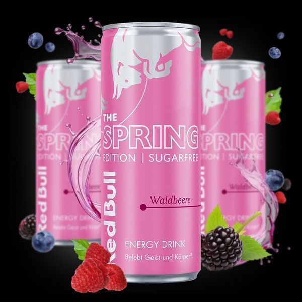 Енергетичний напій Red Bull Spring Edition Sugarfree Wild Berry, 250мл 6367 фото