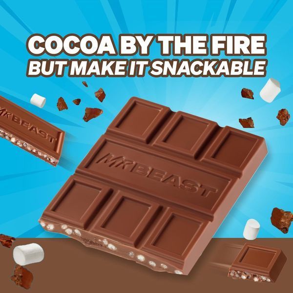 Шоколад&nbsp;Feastables MrBeast Hot Cocoa Crunch Bar 95г 10075 фото