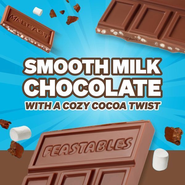 Шоколад&nbsp;Feastables MrBeast Hot Cocoa Crunch Bar 95г 10075 фото