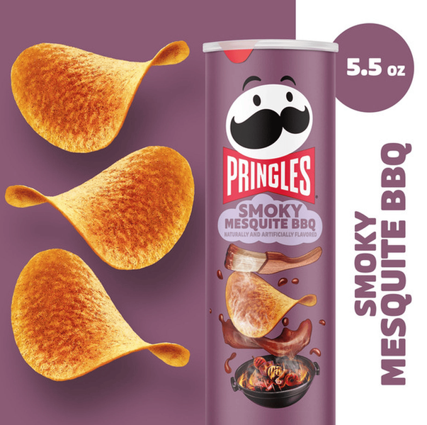 Чипсы Pringles Smoky Mesquite BBQ 155г 9876 фото