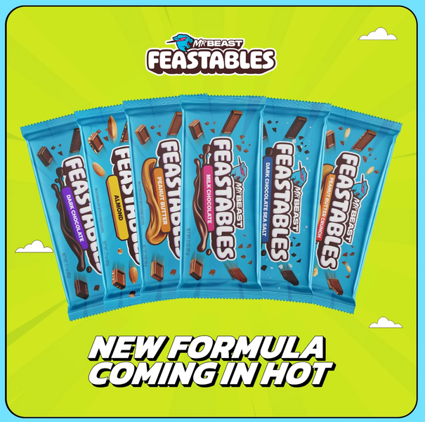 Шоколадный батончик Feastables MrBeast Milk Chocolate Crunch Bar 35 г 7755 фото