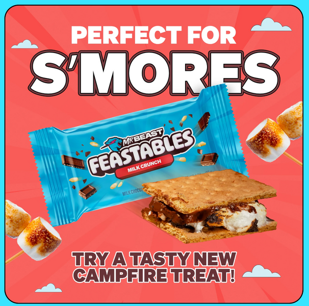 Шоколадный батончик Feastables MrBeast Milk Chocolate Crunch Bar 35 г 7755 фото