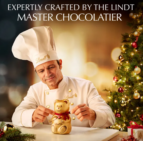 Шоколадні ведмедики Lindt Teddy Girl Milk Christmas 100 г 7803 фото