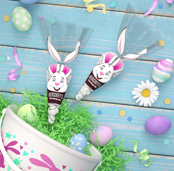 Цукерки Hershey's Hershey-Ets Candy Coated Milk Chocolate Easter Candy 50г 8474 фото