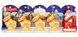 Шоколадні фігурки Lindt Santa Sleigh Milk Chocolate 5 шт 2192 фото 1