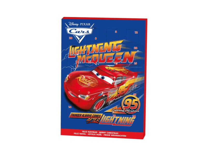 Адвент календар Disney Pixar Cars Lightning McQueen Advent Calendar Блискавка МакКвін 50г 9776 фото