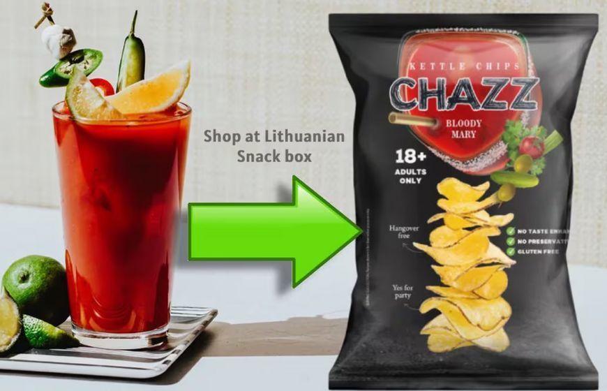 Чіпси CHAZZ Bloody Mary cocktail 90г 6640 фото