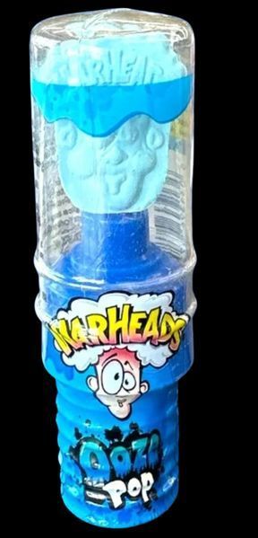 Льодяник Warheads Sour Ooze Pop зі смаком фруктів з рідкою кислою начинкою 40г (BBD 01/2026) 7223 фото