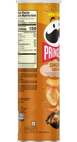Чипсы Pringles Smoky Cheddar 156г 9877 фото