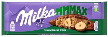 Шоколад MILKA Max Nuss Nougat Creme 300г 6149 фото