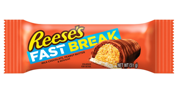 Шоколадний батончик Reese's Fast Break with Peanut Butter & Nougat Single Bar 51г 11022 фото