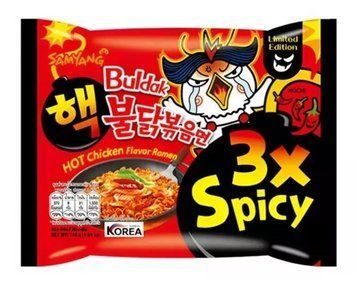 Лапша быстрого приготовления Samyang Buldak 3x Spicy Hot Chicken Flavor Ramen 140г 6739 фото
