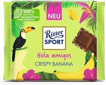 Шоколадка Ritter Sport Crispy Banana 100g 6284 фото