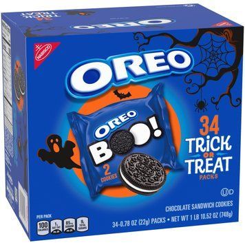 Печиво OREO BOO Chocolate Sandwich Halloween Cookies 30st 870g 1270 фото