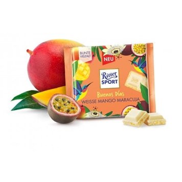 Шоколадка Ritter Sport Buenos Dias White Mango Maracuja 100g 4395 фото