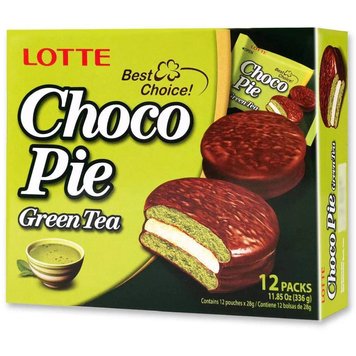 Десерт Choco Pie Green Tea 12 packs 336g 1335106660 фото