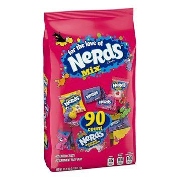 Набор конфет Nerds Variety Mix Ассорти Хэллоуин 90 шт 1.1кг 7454 фото