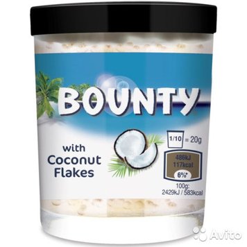 Шоколадна паста Bounty 200g 0179 фото