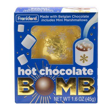 Шоколадна бомбочка Frankford Hot Chocolate Bomb Belgian 35г 9730 фото