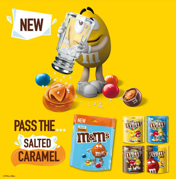 Драже M&M's Salted Caramel Milk Chocolate Bag 176г 8374 фото
