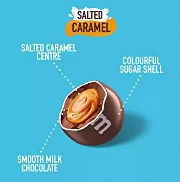 Драже M&M's Salted Caramel Milk Chocolate Bag 176г 8374 фото