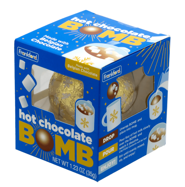 Шоколадна бомбочка Frankford Hot Chocolate Bomb Belgian 35г 9730 фото