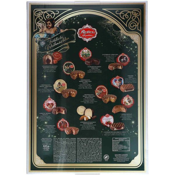 Адвент календарь Reber Confiserie Adventskalender Engel 645g 5865 фото