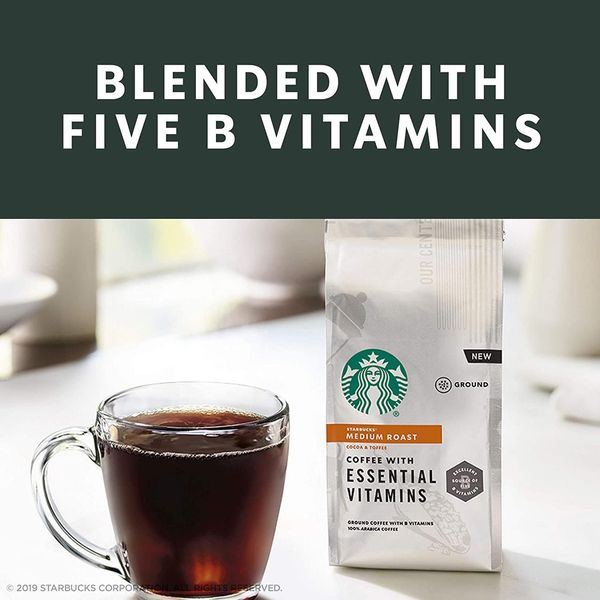 Мелена кава Starbucks with Essential B Vitamins Medium Roast Ground Coffee 255g 1131 фото