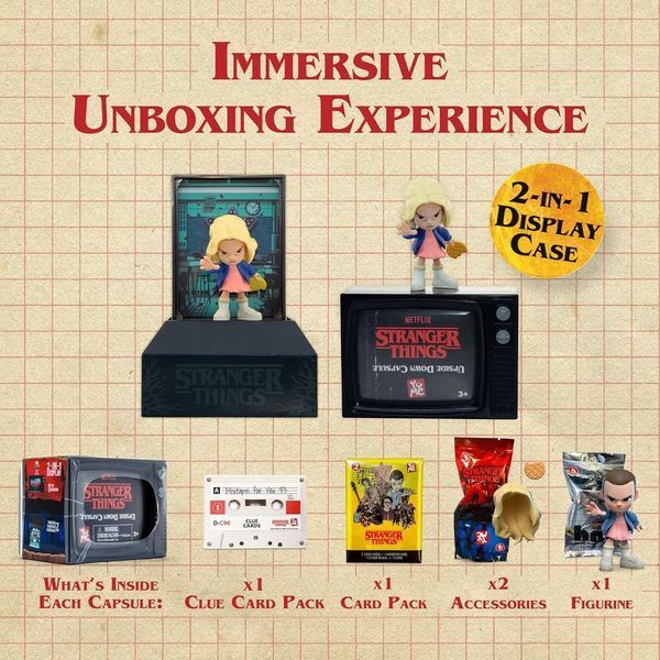 Колекційна фігурка сюрприз YuMe Stranger Things Upside Down Capsule 1 Series, 1шт 10176 фото