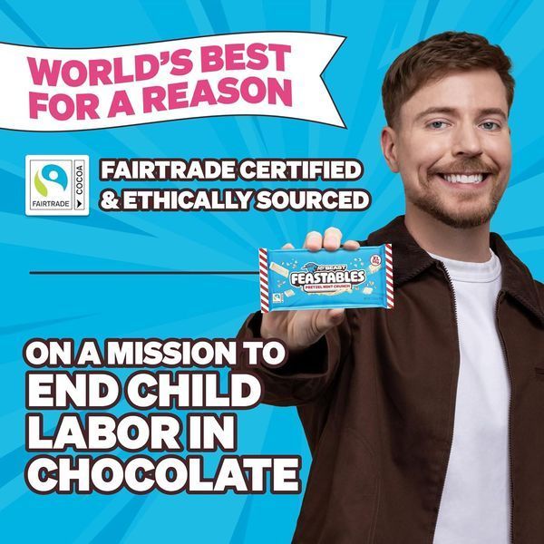 Шоколад&nbsp;Feastables MrBeast Pretzel Mint Fudge Crunch Bar 95г 10076 фото