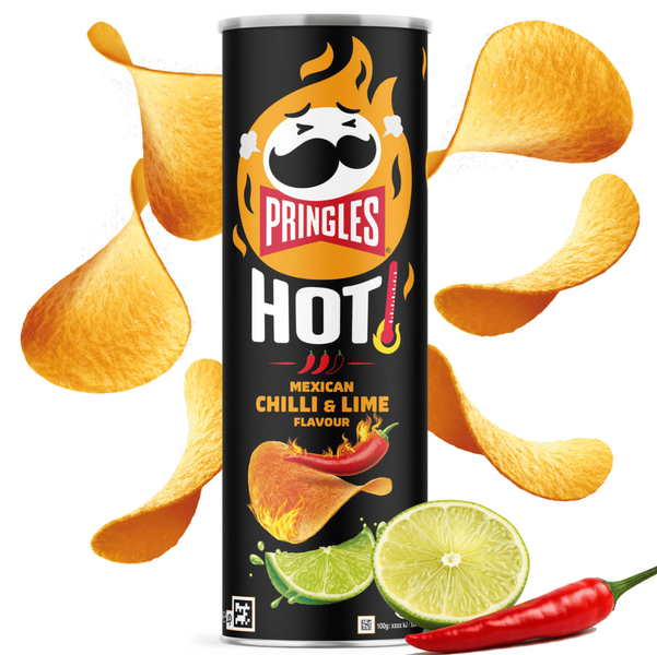Чипсы Pringles HOT Mexican Chilli Lime Flavour 160г 6077 фото