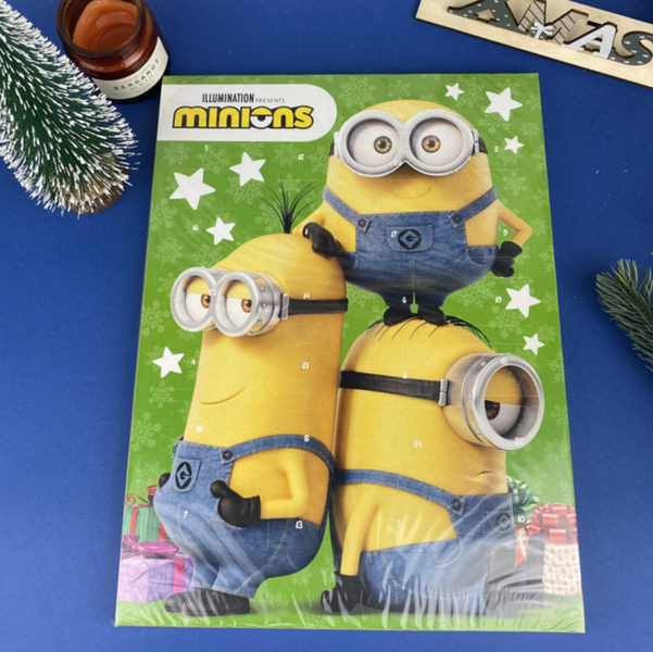 Рождественский адвент календарь с шоколадом Minions Green Advent Calendar 75г 7605 фото