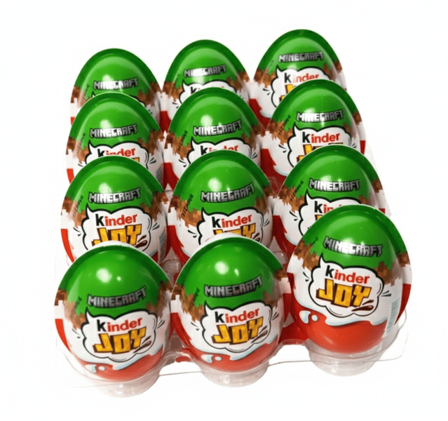 Шоколадные яйца Kinder Joy Minecraft 12шт &times; 20г 10326 фото