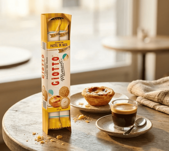 Цукерки Ferrero Giotto Momenti Pastel de Nata Mini Pastry Balls 154г 11592 фото
