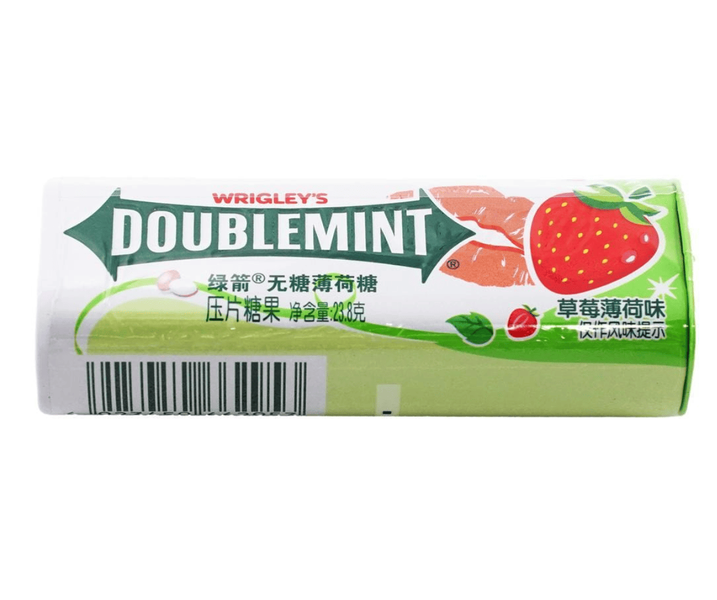 Конфеты Wrigley's Doublemint Sugar Free Mints Strawberry Mint Flavor 23.8г 10972 фото