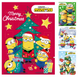 Рождественский адвент календарь с шоколадом Minions Green Advent Calendar 75г 7605 фото 6