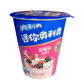 Печенье Oreo Mini Biscuit Strawberry 55г 10471 фото